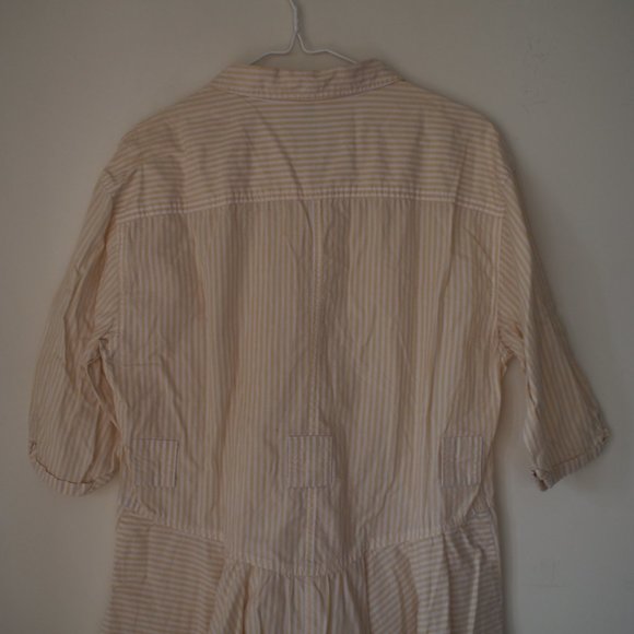 Free People Cream Striped Mini Dress - Picture 5 of 6